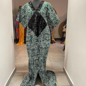 African bubu sequinned dress Ankara dress african clothing,African fashion,wedding guest,party dress, event wear, plus size women’s clothing