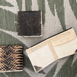 Schöne handgefertigte Vintage-Stil afrikanische Kobra Haut Brieftaschen oder Geldbörsen