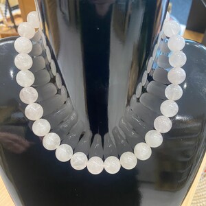 Rose quartz necklace rose quartz choker rose quartz / clear quartz crystal beaded choker pink necklace healing necklace/ love necklace
