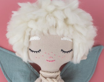 Runa - Handmade cloth fairy, unique doll - Criaturis ~