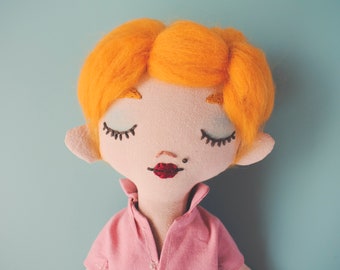 Betty, Pin-up doll, OOAK - ecofriendly doll - Criaturis