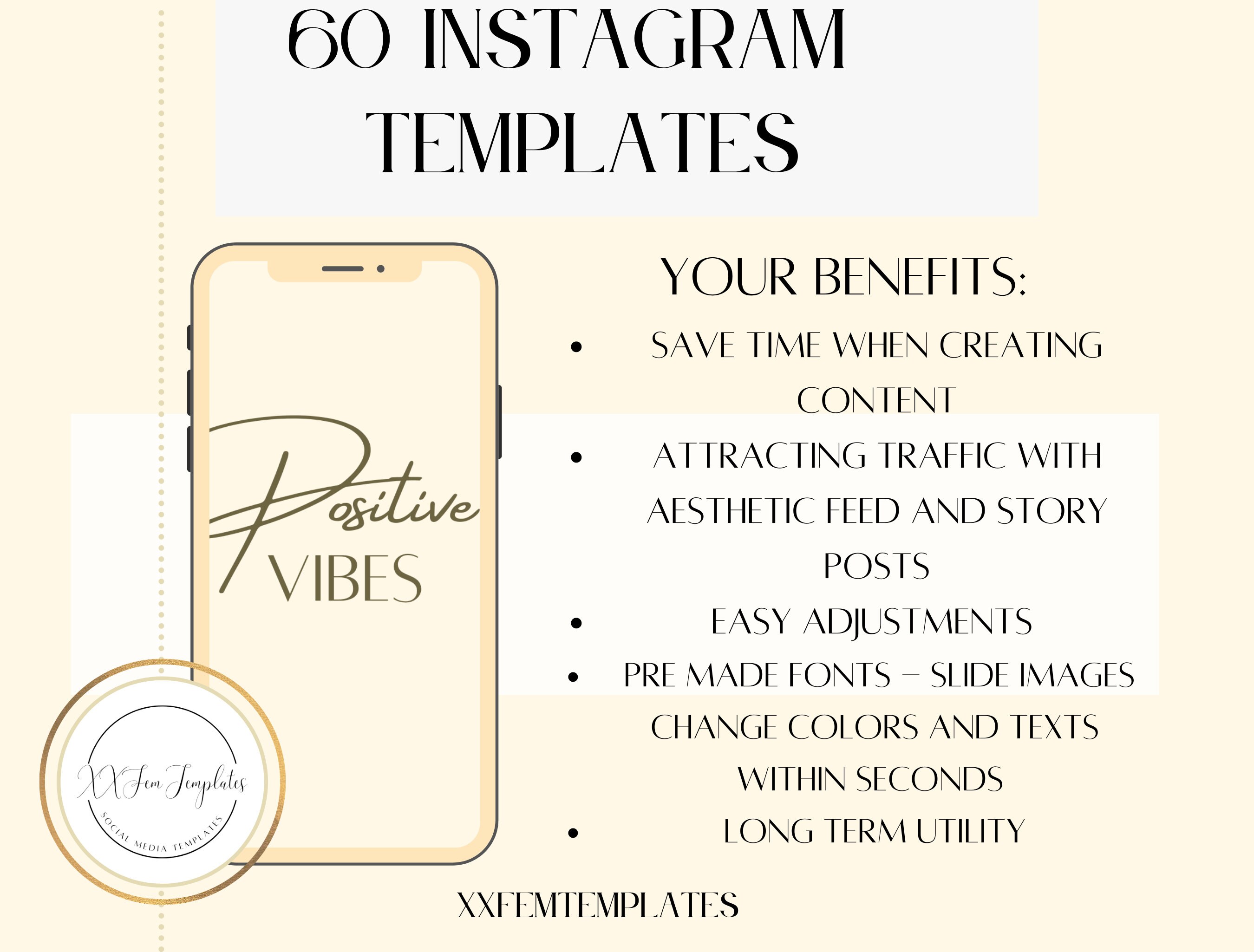 Instagram Bundle Template for Canva Instagram Posts Stories - Etsy Canada