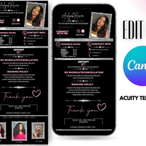 ACUITY SCHEDULING TEMPLATE | diy acuity site | luxury acuity site design | booking site template acuity scheduling site |  acuity template