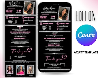 Acuity Scheduling Template: DIY Booking Site Design (Digital Download)