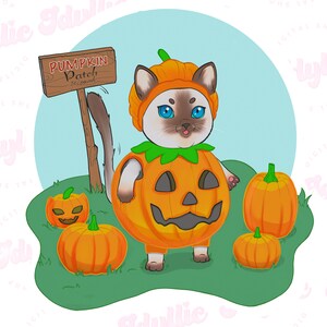 Halloween clip art | Halloween cat sticker png | cat clip art | cat sticker png | spooky season sticker