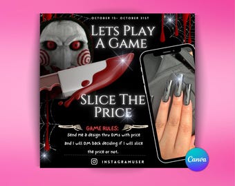 HALLOWEEN FLYER | Halloween sale template | social media flyer | DIY canva template | lash sale flyer | Halloween sale flyer  | hair flyer