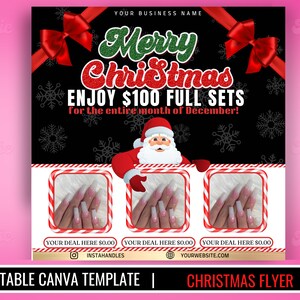 Christmas flyer | Christmas sale flyer canva template | holiday sale flyer | Instagram flyer | Christmas lash flyer | Lash flyer
