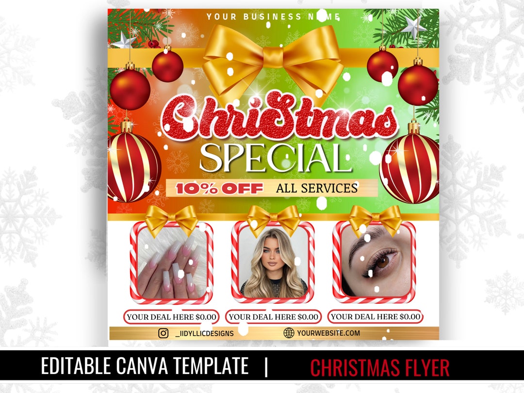 Christmas Sale Flyer | Booking Flyer | Christmas Special Flyer ...