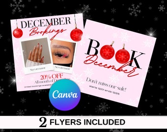 Christmas Special Flyer: December Booking Canva Template