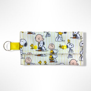 Peanuts Beutel Geldbörse Clutch Multifunktionale Gelbe Streifen