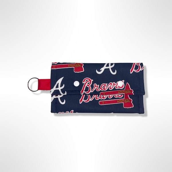 Professional Baseball Team Atlanta Georgia Pouch Wallet Clutch Multifunctional Baseball Sports