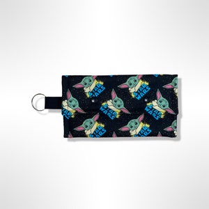 Baby Yoda Beutel Clutch Multifunktional Schwarz