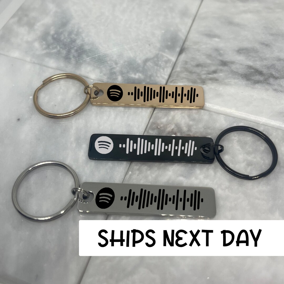 Spotify Code Keyring Personalised Keyring Custom Music Song Keyring ...