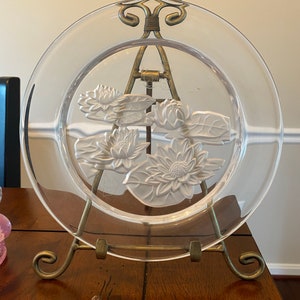 Daum 1979 Signed French Glass plate