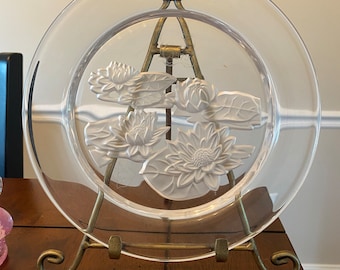 Daum 1979 Signed French Glass plate