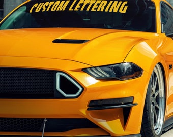 Custom Windshield Decal - Custom Vinyl Decals for Vehicles - Waterproof Personalized Car Window Decals Lettering Sticker