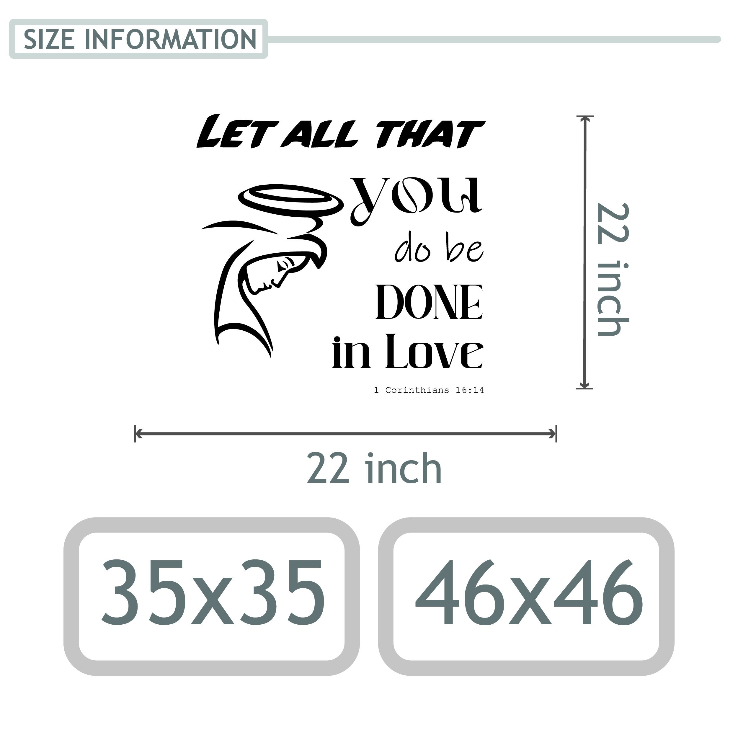 Bible Verse Wall Decals With Drawing Religious Wall Decals for Living