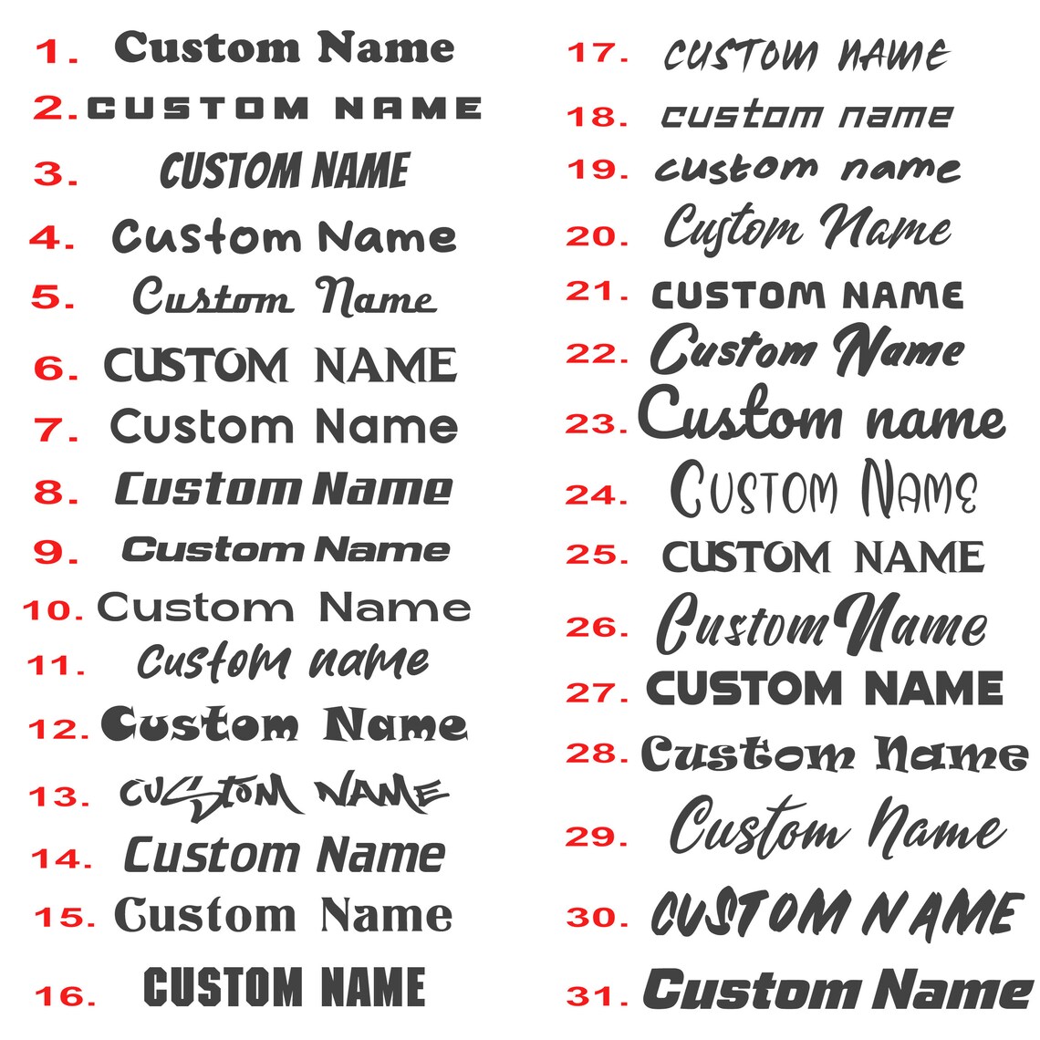 Custom Vinyl Lettering Name Decal - Vinyl Name Stickers for Cars, Cups ...
