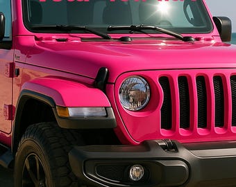 Custom Windshield Banner – Personalized Car Window Decal, Vinyl Lettering Sticker for Trucks, Cars, Trailers, Vans – Any Color & Size