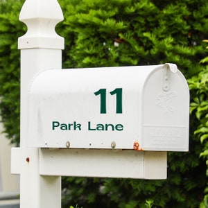 Personalized Address Numbers for Mailbox - Customized Your Mailbox With ...