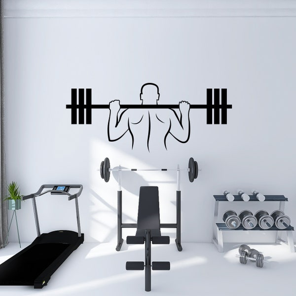 Gym Wall Decal Etsy