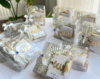 Mini Koran Geschenkbox, Perle Tasbih, Islamische Bevorzugungen