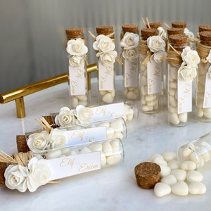 Wedding Gifts / Baby Showers / Engagement Favors / Almond Candy Jars / Bulk Wedding Gifts handmade / Rustic Wedding Favors