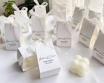 Wedding Candle Favors for Guest, Engagement Candle Favors, Bubble Candle Wedding Favor, Baptism Candle Favors, Mini Candle Bulk Party Favors