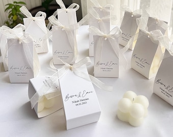 Favores de velas de boda para invitados, favores de velas de compromiso, favores de boda de velas de burbujas, favores de velas de bautismo, favores de fiesta a granel de mini velas