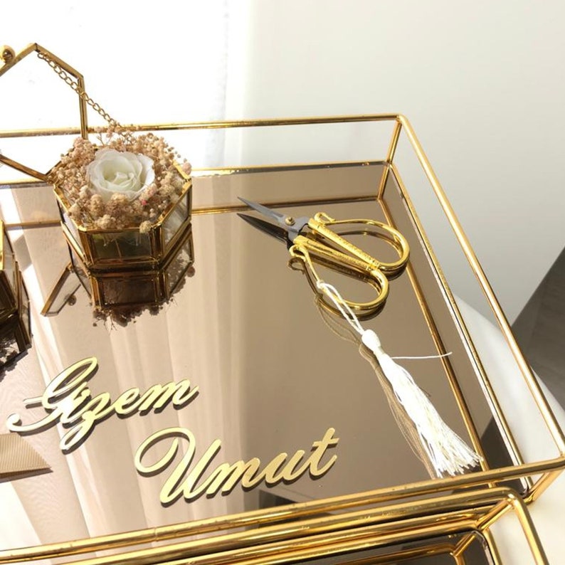 Personalized Wedding Ring Gift Set Wedding Ceremony Ring Etsy