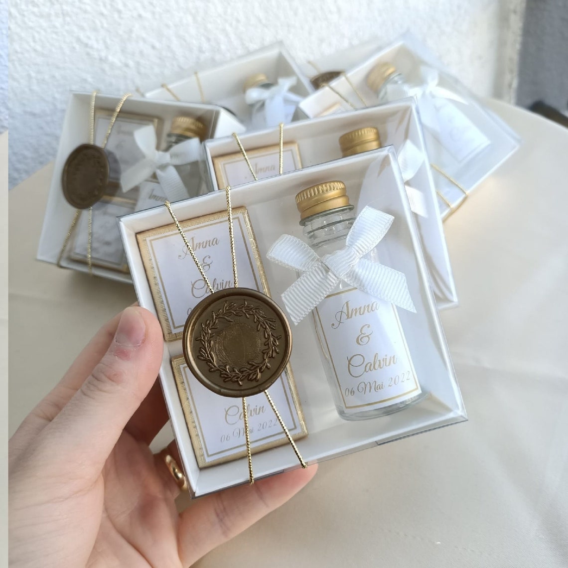 Personalized Wedding Cologne Bottle and Chocolate Favor for Etsy