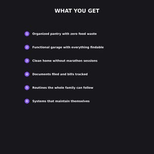 Home Reset Mega Bundle | Pantry Garage Cleaning Documents | Fillable PDF DOCX | US Letter A4 image 5