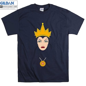 Disney Villains Evil Queen T-shirt Sweat à capuche Enfants Enfant Sac fourre-tout Tshirt S-M-L-XL-XXL-3XL-4XL-5XL Gildan Surdimensionné Hommes Femmes Unisexe A501
