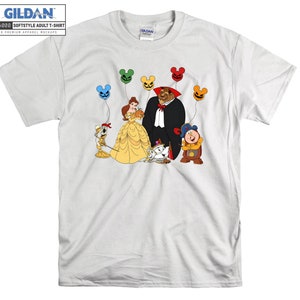 Disney Topolino e Minnie T-shirt Felpa con cappuccio Bambini Bambino Tote Bag Tshirt S-M-L-XL-XXL-3XL-4XL-5XL Gildan Oversize Uomo Donna Unisex H59