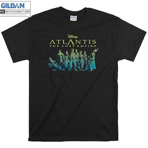 Atlantis The Lost Empire Personaggi T-shirt Felpa con cappuccio Bambini Bambino Tote Bag Tshirt S-M-L-XL-XXL-3XL-4XL-5XL Gildan Oversize Uomo Donna Unisex A8