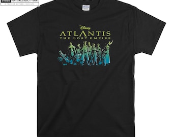 Atlantis The Lost Empire Personajes T-shirt Hoodie Kids Child Tote Bag Tshirt S-M-L-XL-XXL-3XL-4XL-5XL Gildan Oversized Men Women Unisex A8