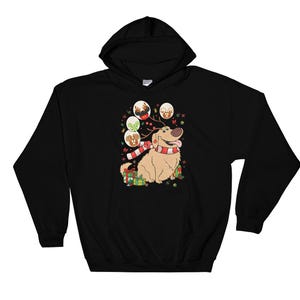 Sudadera con capucha vintage Pixar Up Dug Dog con globo navideño de Disney, tallas S, M, L, XL, XXL, 3XL, 4XL y 5XL, unisex, para hombre y mujer, AC983