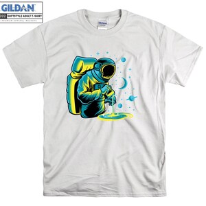 La Poción Astronauta Camiseta Planetas Espaciales Camiseta Artística Camiseta Oversized S M L XL XXL 3XL 4XL 5XL Hombres Mujeres Unisex D3373