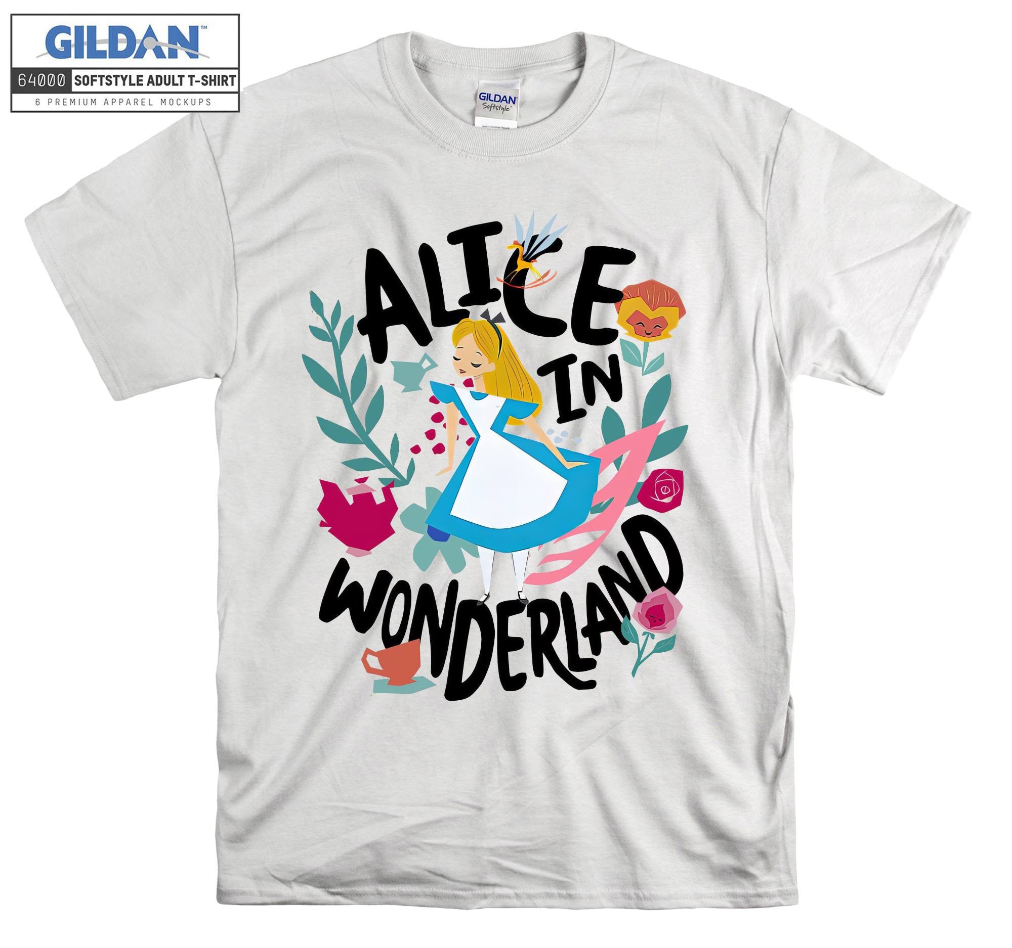 Alice in wonderland t shirt