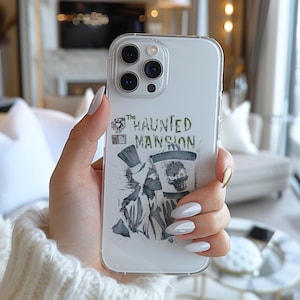 Retro The Haunted Mansion Vintage Hatbox Ghost Phone Case AC606