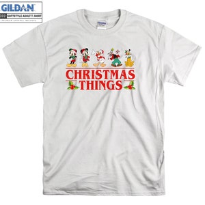Cose di Natale Disney Mickey T-shirt Felpa con cappuccio Bambini Bambino Tote Bag Tshirt S-M-L-XL-XXL-3XL-4XL-5XL Gildan Oversize Uomo Donna Unisex A73