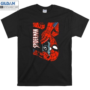 Marvel Spider-Man Cámara foto camiseta Comics héroe camiseta S-M-L-XL-XXL-3XL-4XL-5XL hombres de gran tamaño mujeres Unisex U153