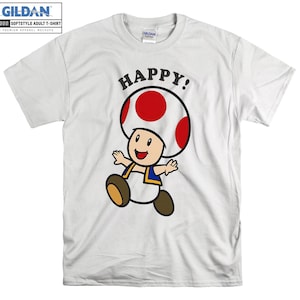 Nintendo Super Mario Toad Stay T-shirt Hoody Kids Child Tote Bag Tshirt S-M-L-XL-XXL-3XL-4XL-5XL Gildan Oversized Men Women Unisex 7138