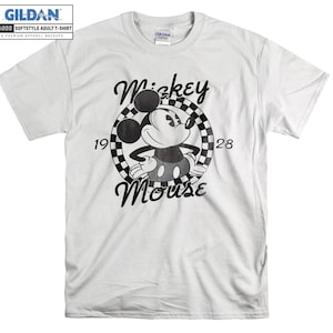 Disney Classic Topolino T-shirt con cappuccio Bambini Bambino Tote Bag Maglietta S-M-L-XL-XXL-3XL-4XL-5XL Gildan Oversize Uomo Donna Unisex A797
