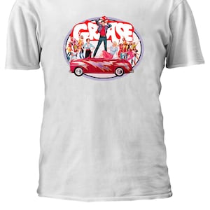 Grease Movie Musical Vintage T-shirt Cool T-shirt S-M-L-XL-XXL-3XL-4XL-5XL Oversize Uomo Donna Unisex 3989