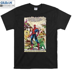 Marvel The Amazing Spider-Man Camiseta Hoody Kids Child Tote Bag Tshirt S-M-L-XL-XXL-3XL-4XL-5XL Gildan Hombres de gran tamaño Hombres Unisex 7062