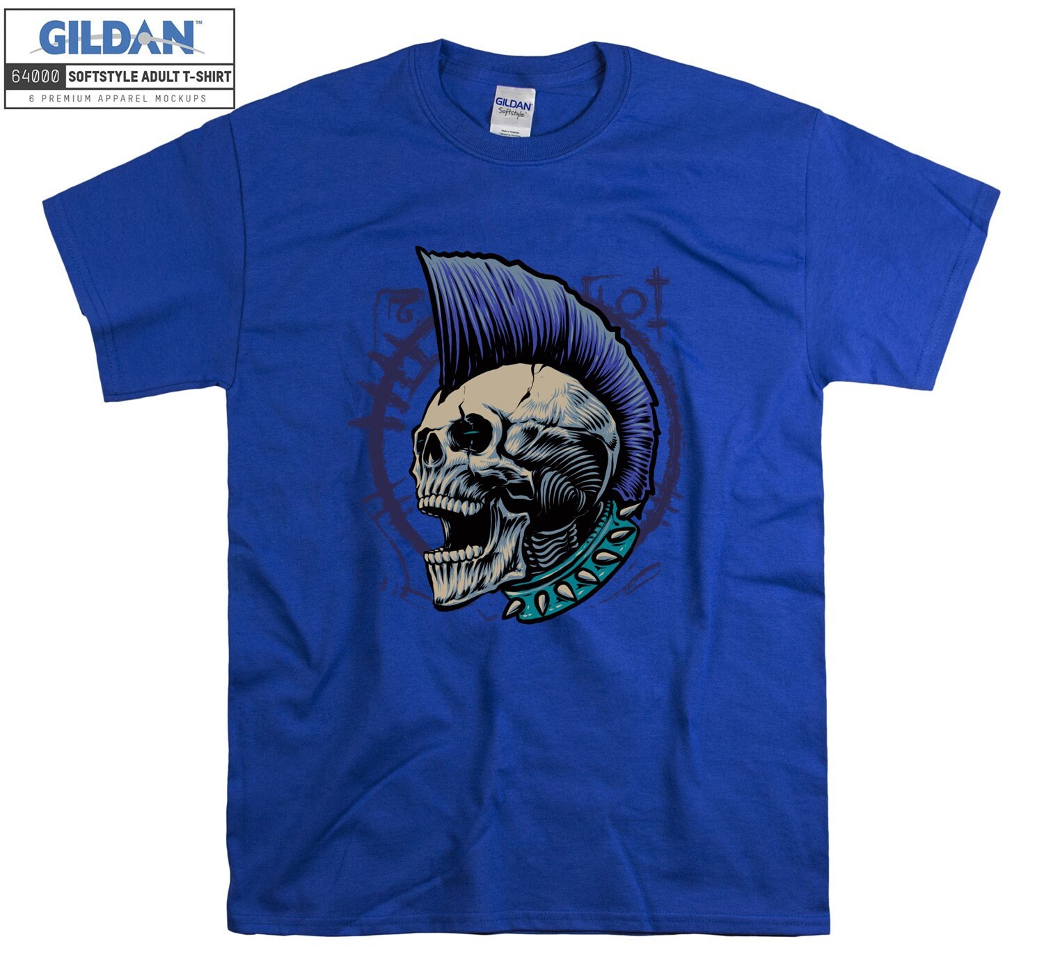 【TODAYEDITION x M】SKULL L/S TEE Skull Head Leopard Unisex Tee – Always Stylish Mama