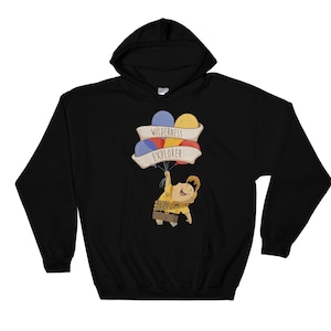 Disney Up Cartoon Character Russell Wildness Explorer Hoodie Sweatshirt Pullover S-M-L-XL-XXL-3XL-4XL-5XL Oversized Men Women Unisex 6323