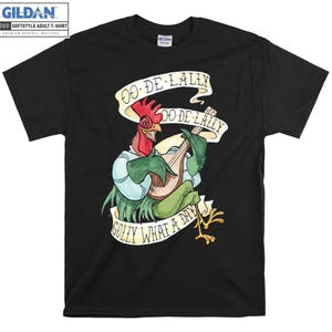 disney robin hood divertente alan a dale gallo oo de lally maglietta T-shirt, felpe con cappuccio per le feste per bambini e adulti, pigiami di Natale personalizzabili AC168