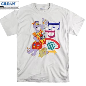 Disney Figment Epcot T-Shirt Hoodie Kinder Kind Einkaufstasche Tshirt S-M-L-XL-XXL-3XL-4XL-5XL Gildan Übergroße Männer Frauen Unisex A562